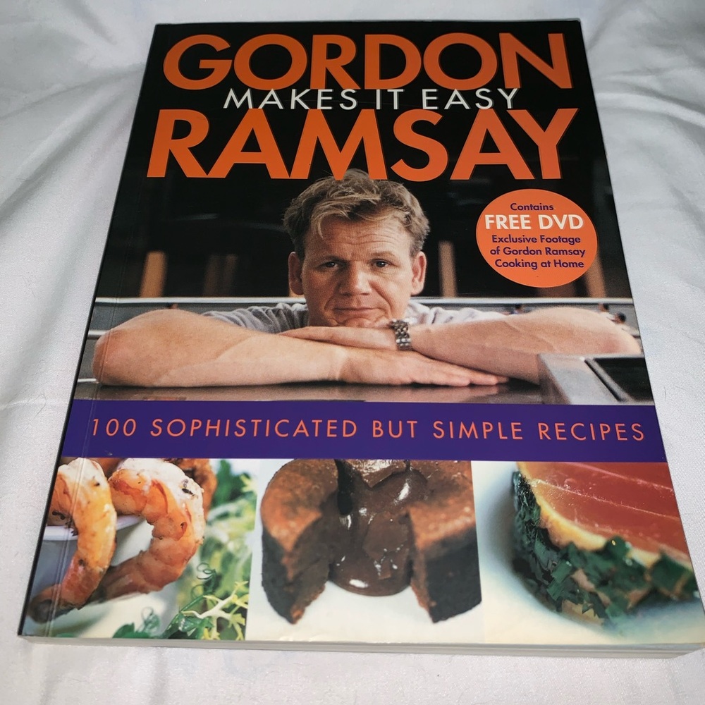 Gordon Ramsay Cookbook + DVD